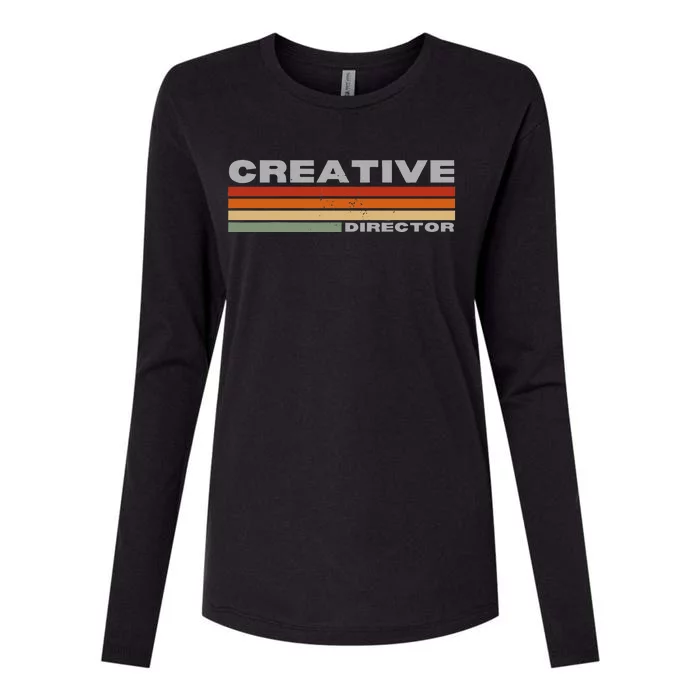 Creative Director Womens Cotton Relaxed Long Sleeve T-Shirt