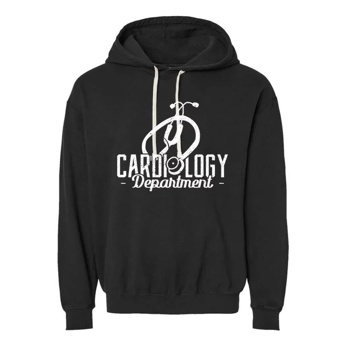 Cardiology Departt Cardiologists Gift Garment-Dyed Fleece Hoodie