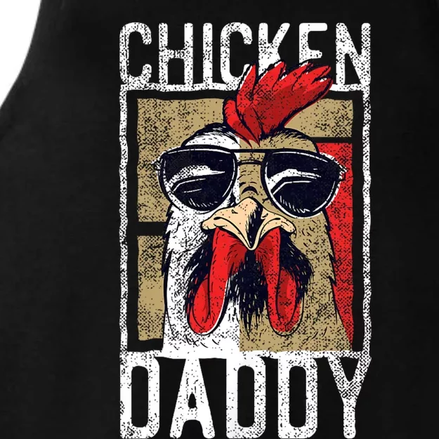 Chicken Daddy Chicken Farmer Father Of The Chicken Coop Ladies Tri-Blend Wicking Tank