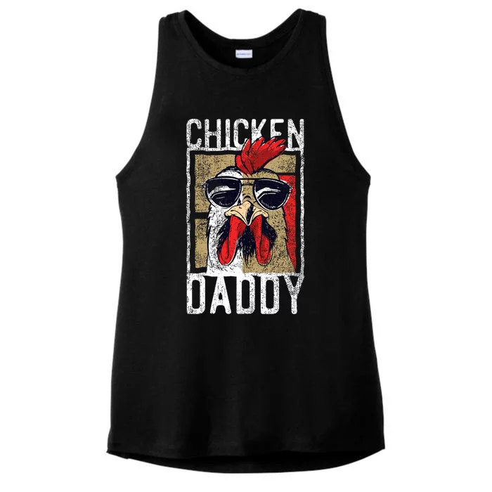 Chicken Daddy Chicken Farmer Father Of The Chicken Coop Ladies Tri-Blend Wicking Tank