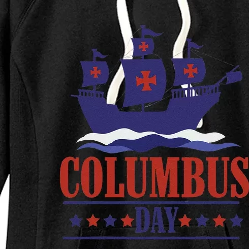 Columbus Day Christopher Columbus Italian American Women's Fleece Hoodie