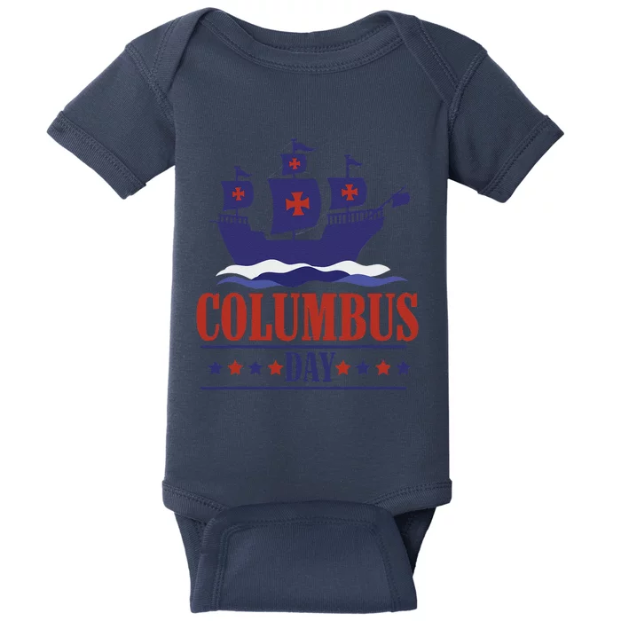 Columbus Day Christopher Columbus Italian American Baby Bodysuit