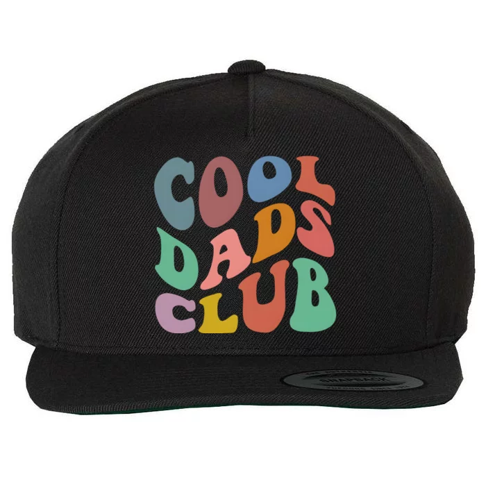 Cool Dads Club Funny Daddy Family Wool Snapback Cap