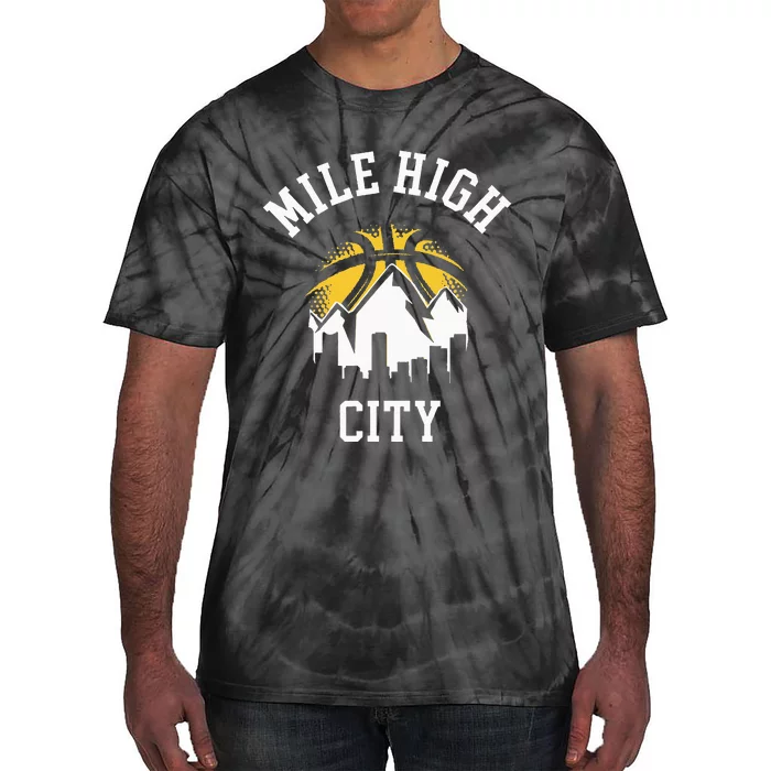 Classic Denver Colorado Mile High Denver City Tie-Dye T-Shirt