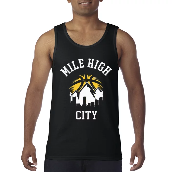 Classic Denver Colorado Mile High Denver City Tank Top