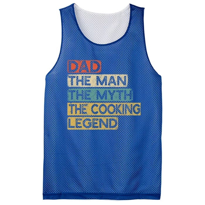 Chef Dad Cooking Legend Home Cook Fathers Day Gift Mesh Reversible Basketball Jersey Tank