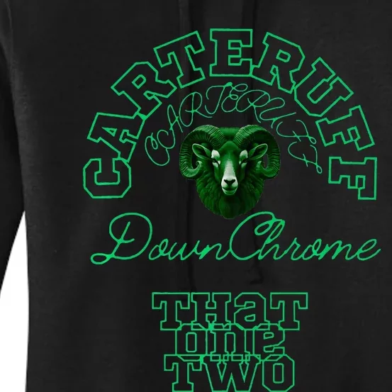 Carteruff Down Chrome Women's Pullover Hoodie