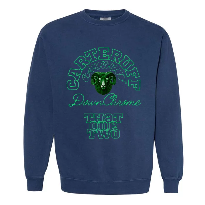 Carteruff Down Chrome Garment-Dyed Sweatshirt