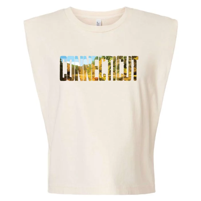 Cool Design Connecticut T Garment-Dyed Women's Muscle Tee