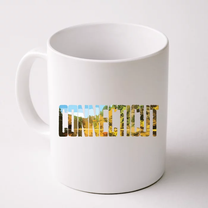 Cool Design Connecticut T Front & Back Coffee Mug