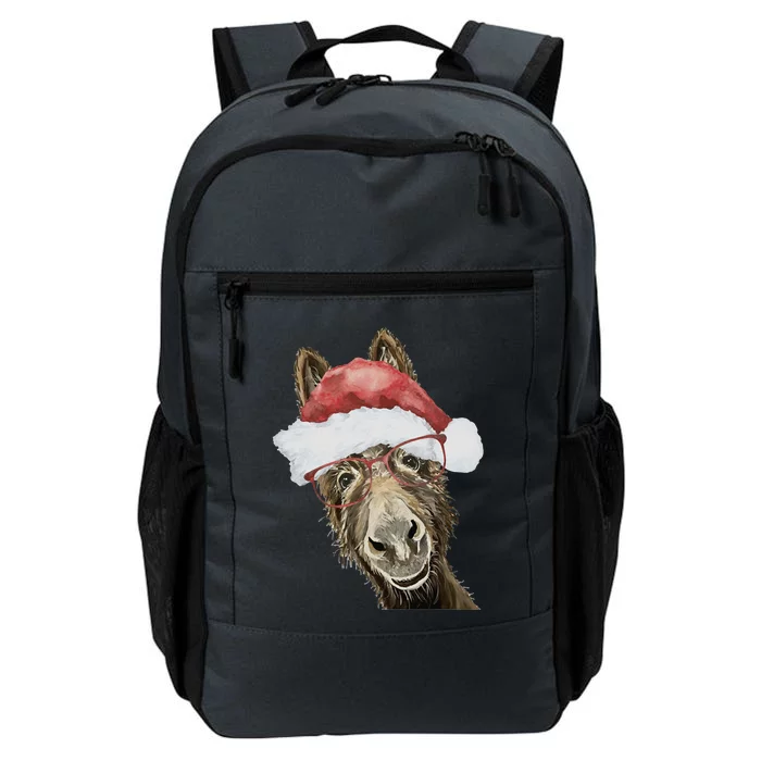 Christmas Donkey, Cute Christmas Donkey Daily Commute Backpack