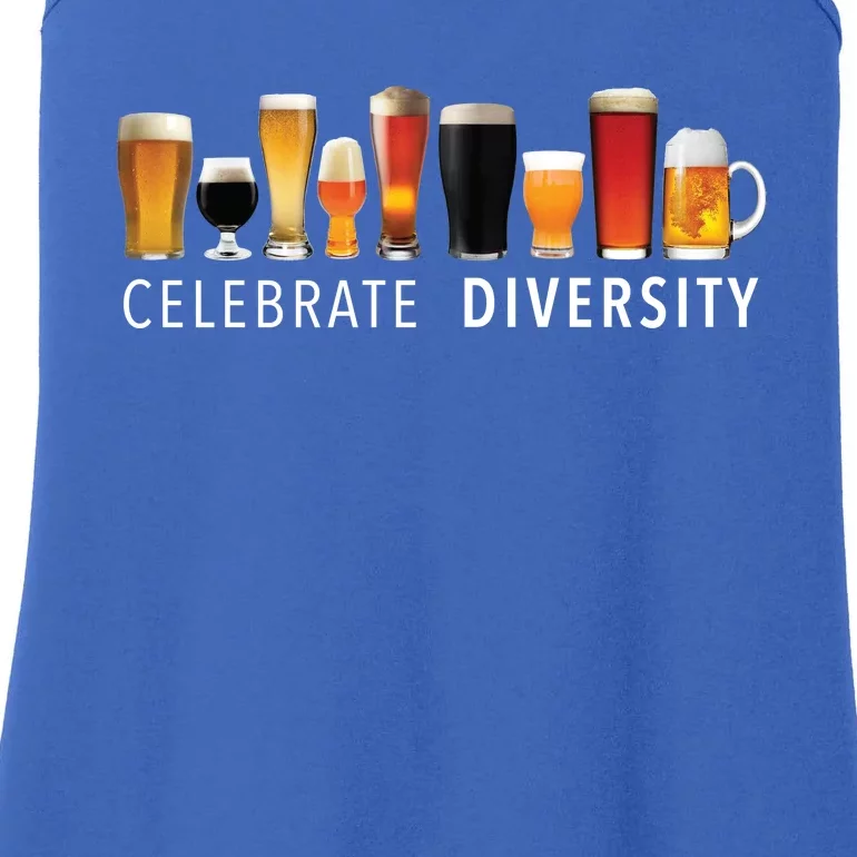 Celebrate Diversity Craft Beer Ing Cool Gift Meaningful Gift Ladies Essential Tank