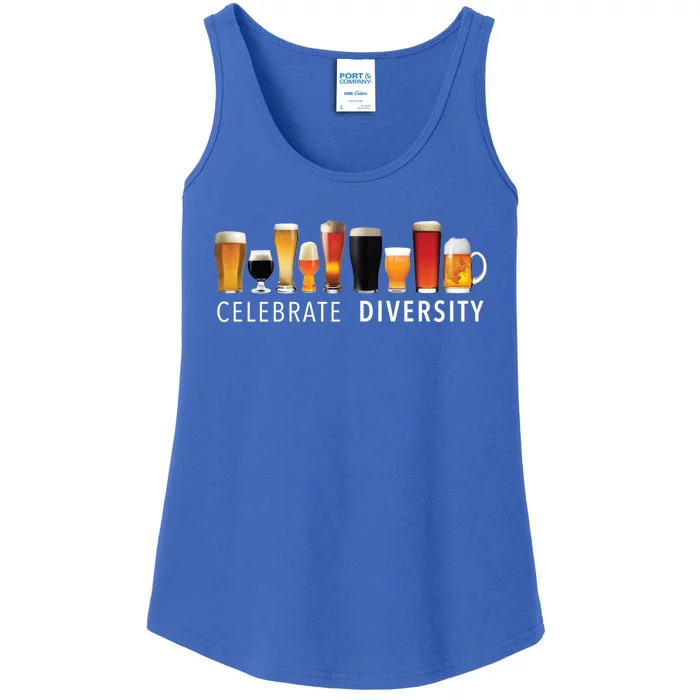 Celebrate Diversity Craft Beer Ing Cool Gift Meaningful Gift Ladies Essential Tank