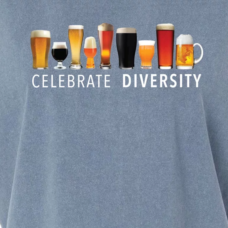 Celebrate Diversity Craft Beer Ing Cool Gift Meaningful Gift Garment-Dyed Women's Muscle Tee