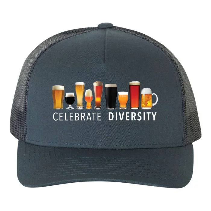 Celebrate Diversity Craft Beer Ing Cool Gift Meaningful Gift Yupoong Adult 5-Panel Trucker Hat