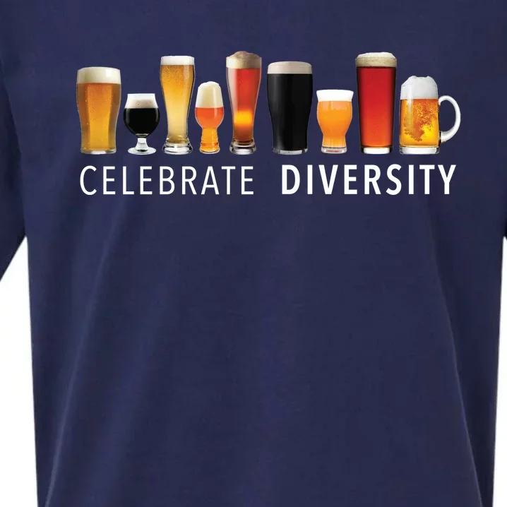 Celebrate Diversity Craft Beer Ing Cool Gift Meaningful Gift Sueded Cloud Jersey T-Shirt