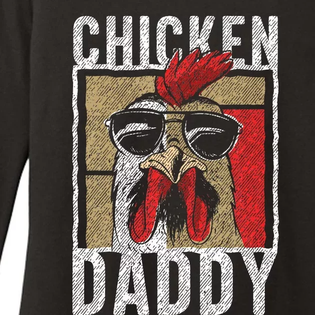 Chicken Daddy  Chicken farmer Father of the chicken coop Womens CVC Long Sleeve Shirt