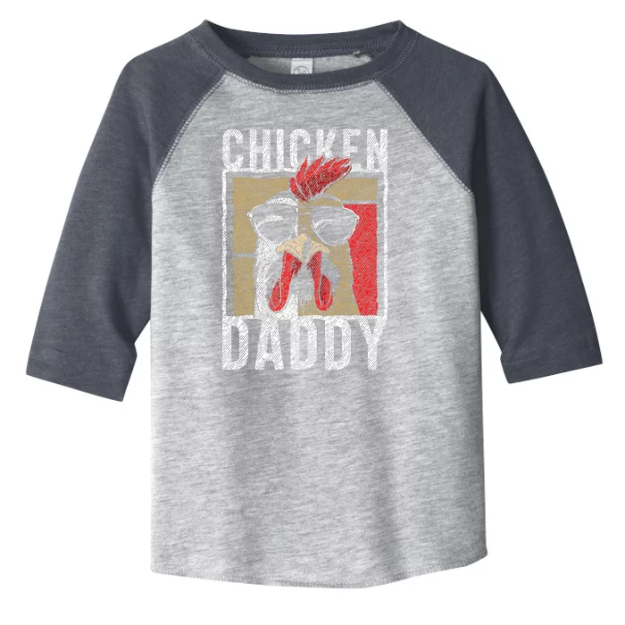 Chicken Daddy  Chicken farmer Father of the chicken coop Toddler Fine Jersey T-Shirt