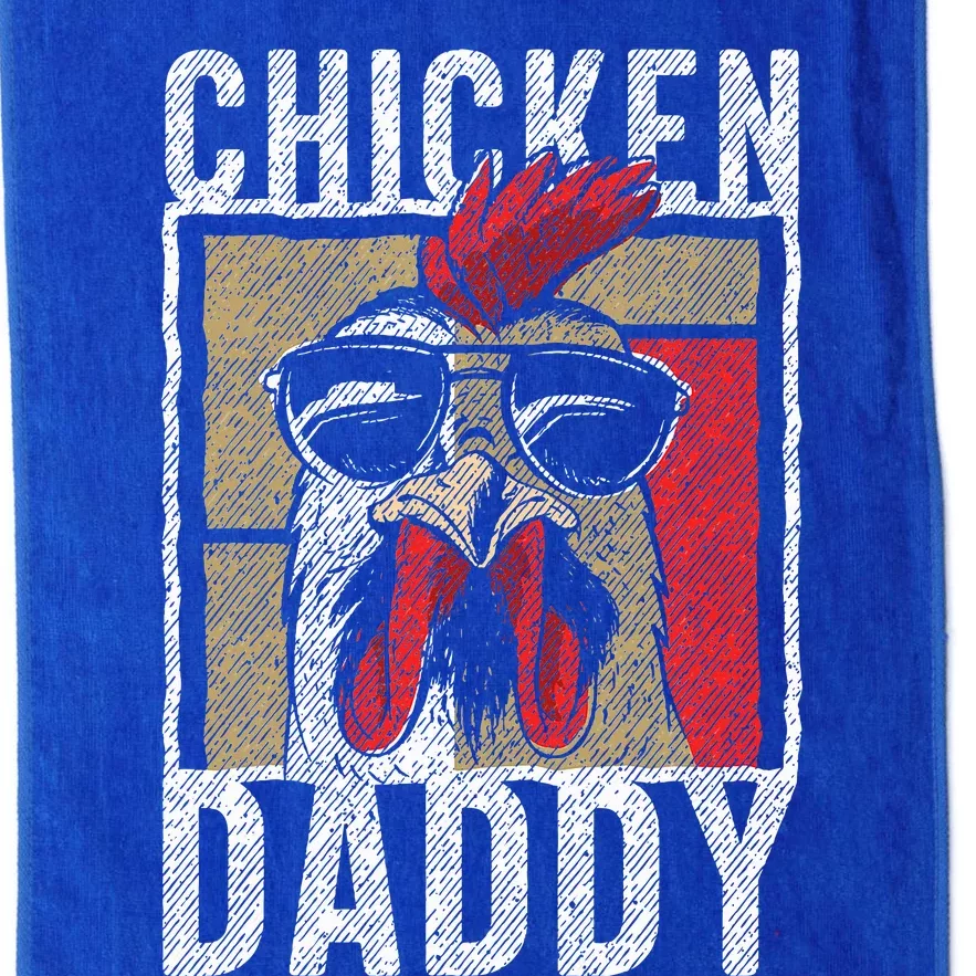 Chicken Daddy  Chicken farmer Father of the chicken coop Platinum Collection Golf Towel