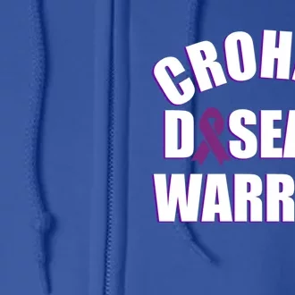 Crohn's Disease Colitis Warrior Survivor Colon Cancer Gift Full Zip Hoodie