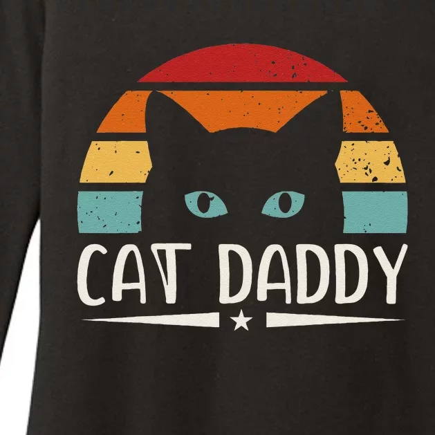 Cat Daddy Cute Cats Lover For Dad Womens CVC Long Sleeve Shirt