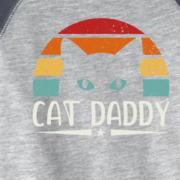 Cat Daddy Cute Cats Lover For Dad Toddler Fine Jersey T-Shirt