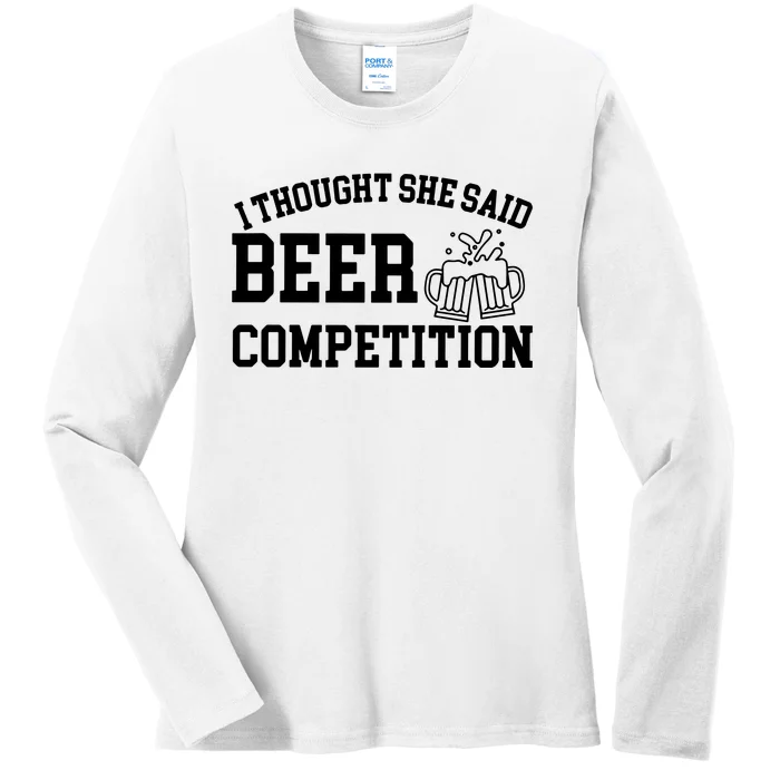 Cheer Dad Competition Antisocial Club Ladies Long Sleeve Shirt