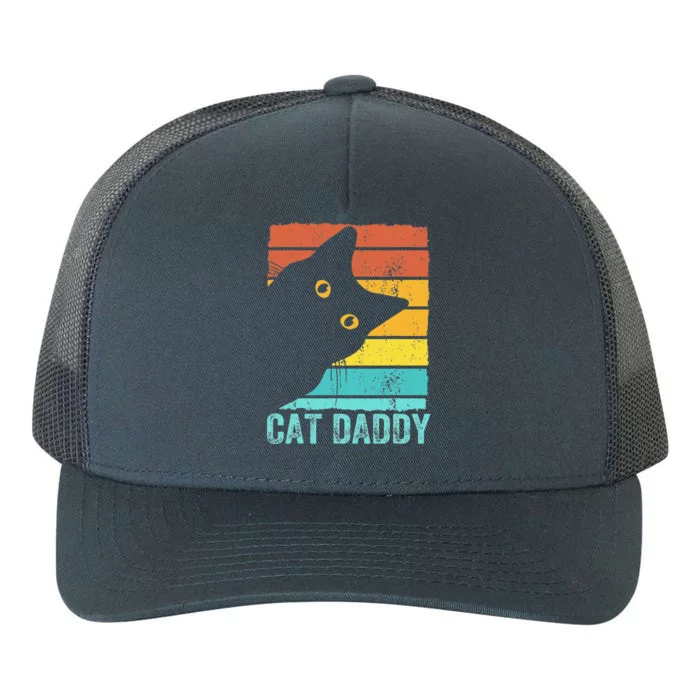 Cat Daddy Cute Cats Lover For Dad Grandpa Yupoong Adult 5-Panel Trucker Hat