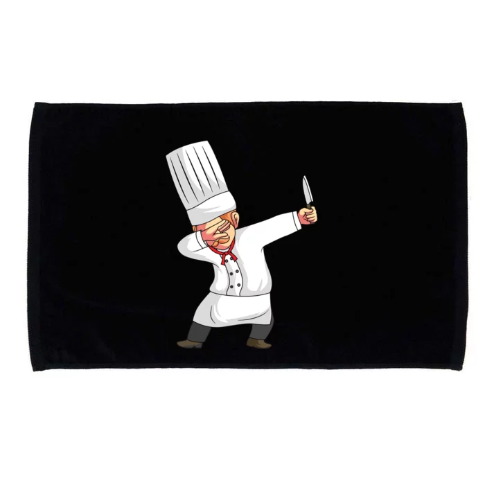 Chef Dabbing Chief Cook Culinary Sous Chef Cuisine Kitchen Microfiber Hand Towel