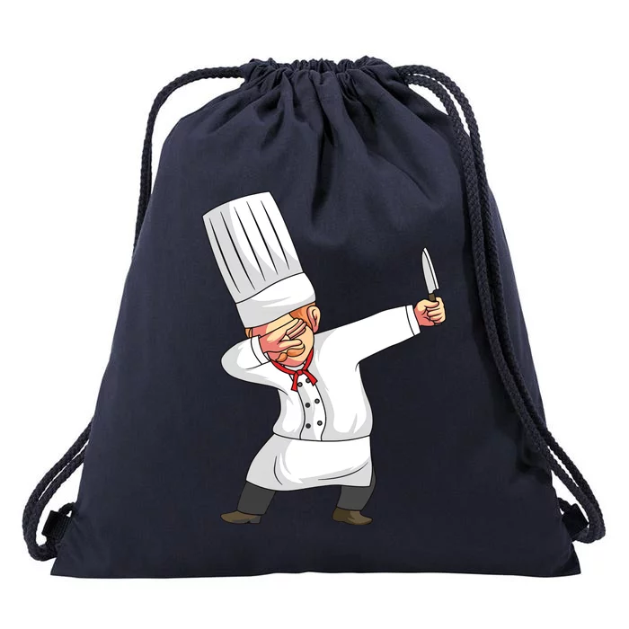 Chef Dabbing Chief Cook Culinary Sous Chef Cuisine Kitchen Drawstring Bag