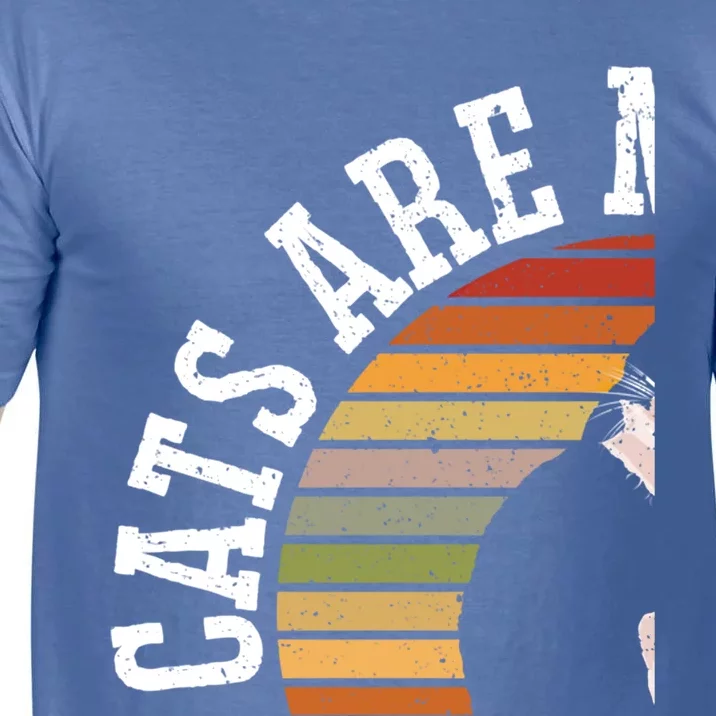 Cat Daddy Catfather Distressed Gift Comfort Colors T-Shirt