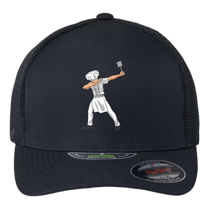 Chef Dabbing Culinary Sous Chef Cuisine Kitchen Chief Cook Flexfit Unipanel Trucker Cap