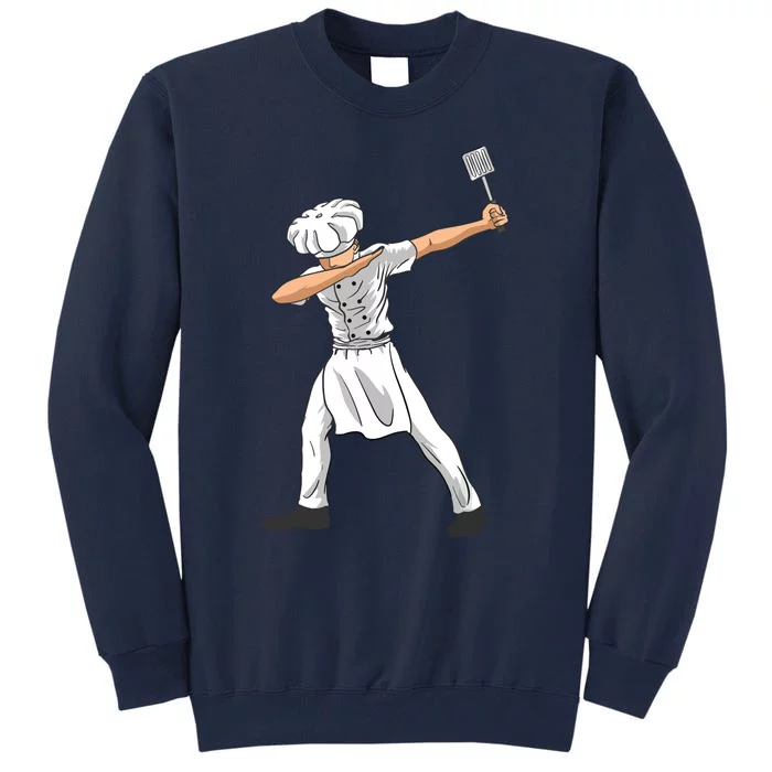 Chef Dabbing Culinary Sous Chef Cuisine Kitchen Chief Cook Tall Sweatshirt