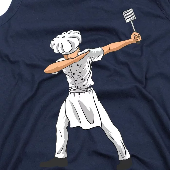 Chef Dabbing Culinary Sous Chef Cuisine Kitchen Chief Cook Tank Top