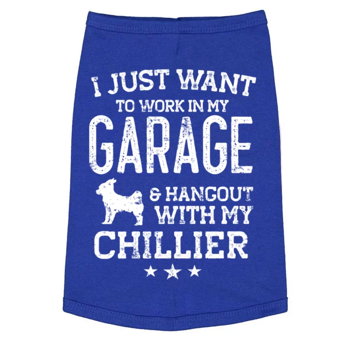 Chillier Dad Car Garage Hangout Gift Doggie Tank