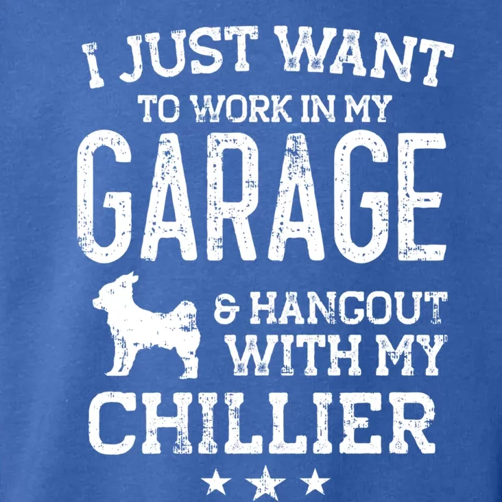 Chillier Dad Car Garage Hangout Gift Toddler Hoodie