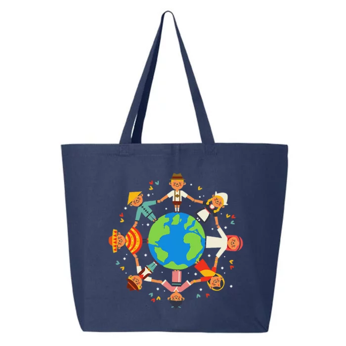 Cultural Diversity Children Around The World Earth Day Copy 25L Jumbo Tote