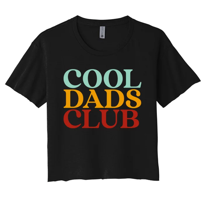 Cool Dads Club Vintage Women's Crop Top Tee