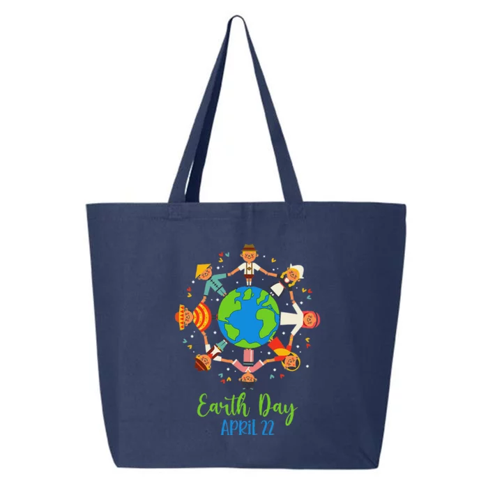 Cultural Diversity Children Around The World Earth Day 25L Jumbo Tote