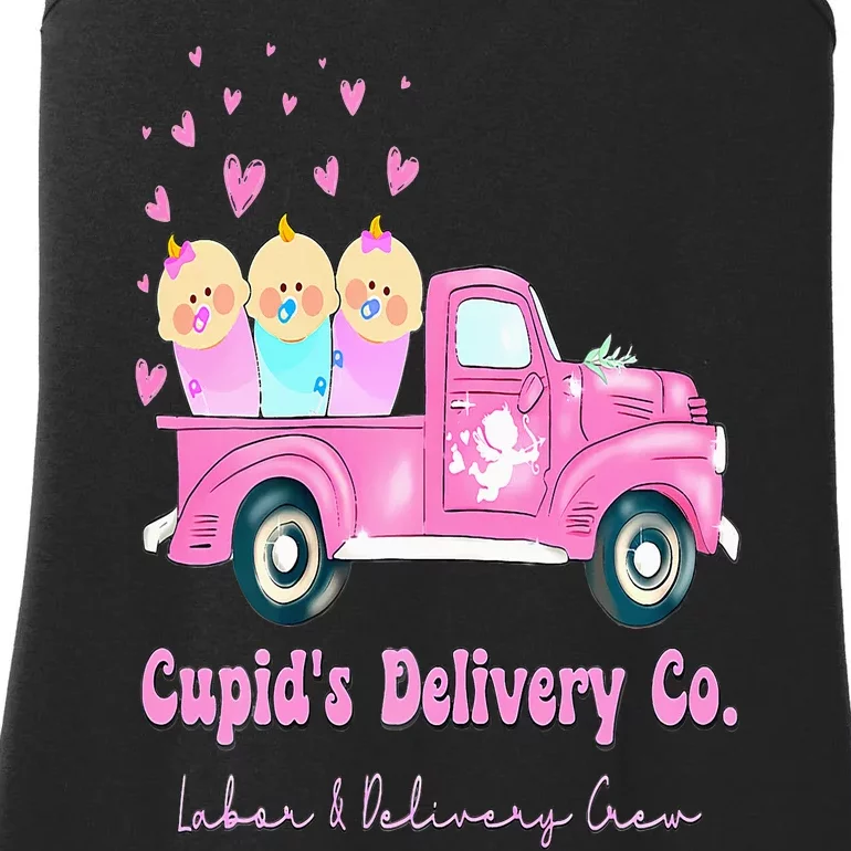 Cupids Delivery Co Funny Ld Crew Valentines Day Truck Ladies Essential Tank