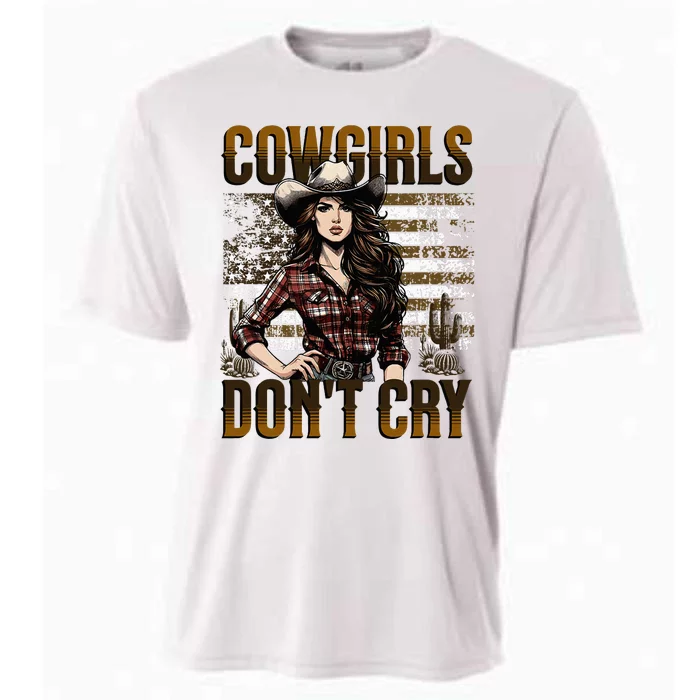 Cowgirls DonT Cry Cooling Performance Crew T-Shirt