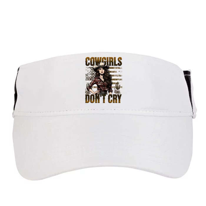 Cowgirls DonT Cry Adult Drive Performance Visor