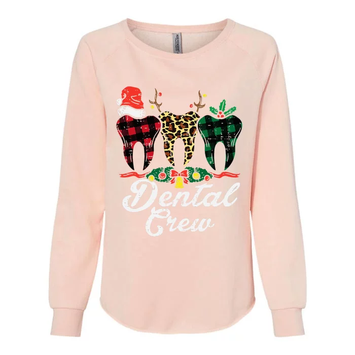 Cheerful Dental Crew Holiday Gift for Dentists Womens California Wash Sweatshirt