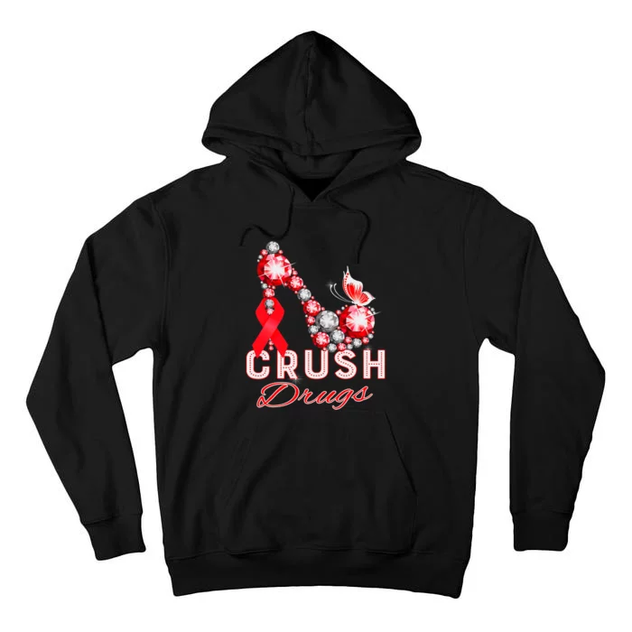 Crush Drugs Christmas Gnome Wear Red Ribbon Week Nurse Tall Hoodie