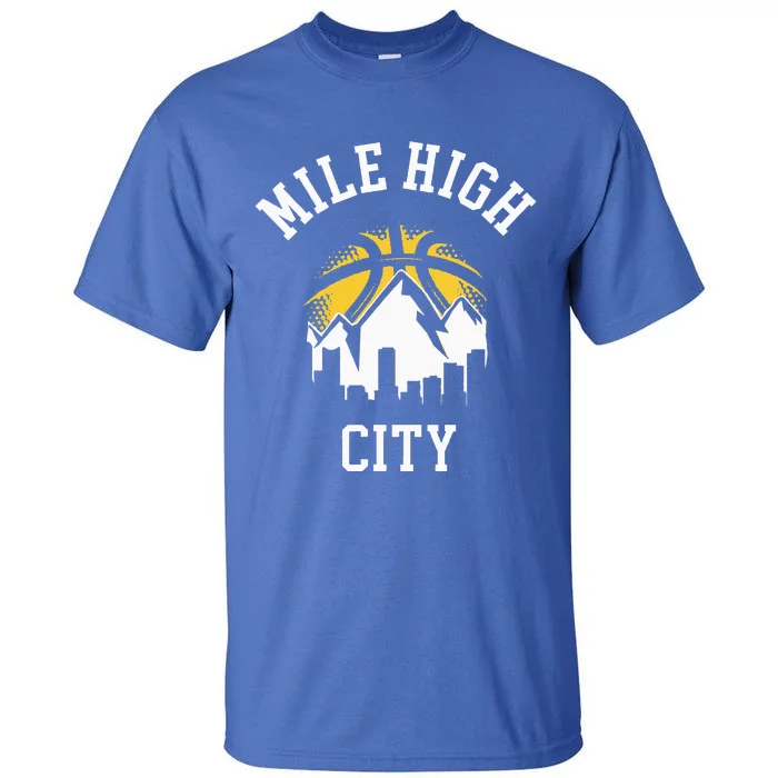 Classic Denver Colorado Mile Tee High Denver City Tall T-Shirt