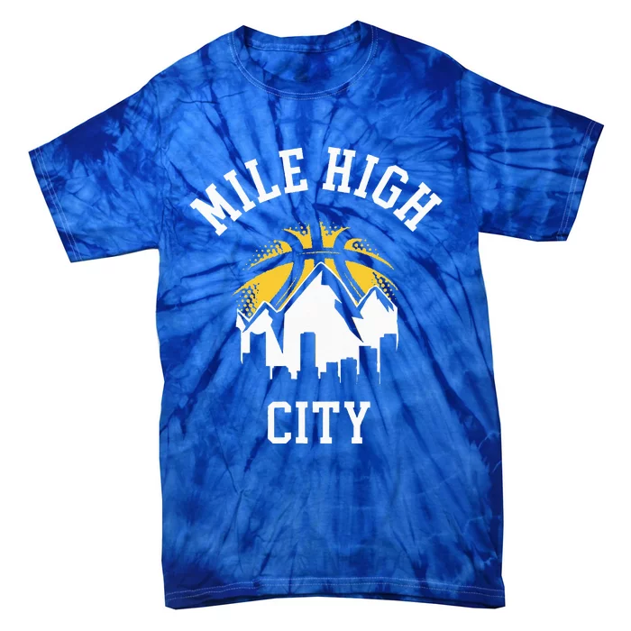 Classic Denver Colorado Mile Tee High Denver City Tie-Dye T-Shirt