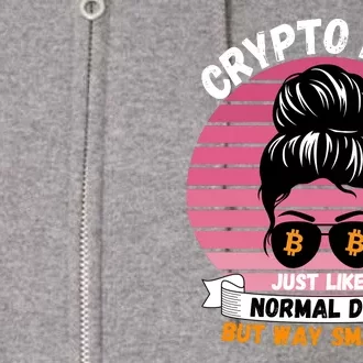 Crypto Diva, Crypto Mom, Plan B, HODL Bitcoin, Blockchain, Crypto Queen Full Zip Hoodie