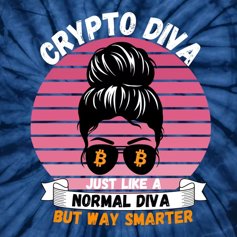 Crypto Diva, Crypto Mom, Plan B, HODL Bitcoin, Blockchain, Crypto Queen Tie-Dye T-Shirt