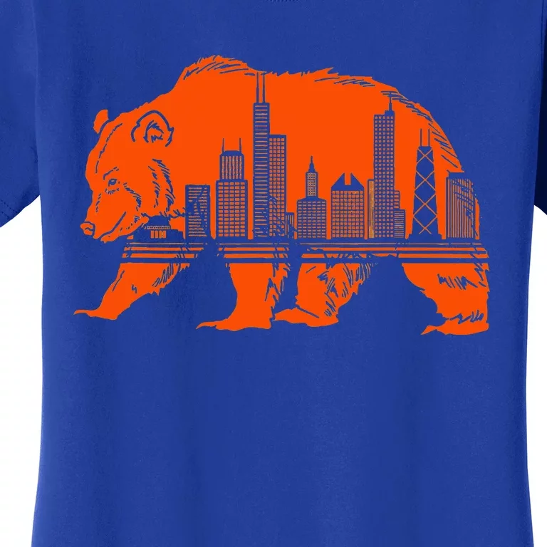 Chicago Downtown City Skyline Illinois Pride Women's T-Shirt