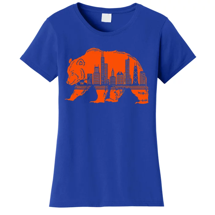 Chicago Downtown City Skyline Illinois Pride Women's T-Shirt